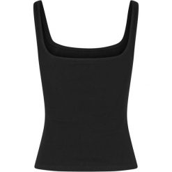 Szeroka koszulka damska Urban Classics (x2). Czarne koszulki damskie Urban Classics, bez wzorów, bez kołnierzyka, bez ramiączek. Za 175.50 zł.