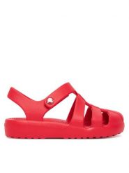 Crocs Sandały Kids' Classic Fisherman Sandal 210625 Czerwony. Czerwone sandały chłopięce Crocs, z tworzywa sztucznego, bez zapięcia. Za 159.99 zł.