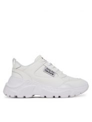 Versace Jeans Couture Sneakersy 78VA3SC2 Biały. Białe obuwie sportowe damskie Versace Jeans Couture, z jeansu, bez zapięcia. Za 479.99 zł.