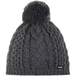 Czapka Eisbar Afra Pompon MÜ. Szare czapki damskie Eisbär, bez wzorów. Za 125.00 zł.