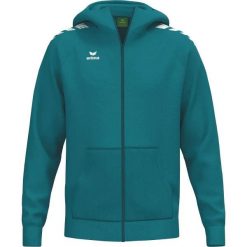 Bluza z kapturem Erima CMPT Wings. Niebieskie bluzy damskie Erima, m, bez wzorów, z bawełny, z kapturem. Za 264.50 zł.