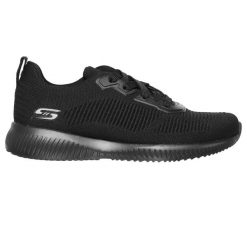 Buty damskie sportowe Skechers BOBS SQUAD. Czarne obuwie sportowe casual damskie Skechers, trekkingowe, Skechers Sport. W wyprzedaży za 199.00 zł.