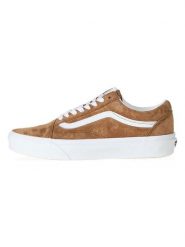 Vans Skórzane sneakersy w kolorze jasnobrązowym rozmiar: 35. Brązowe obuwie sportowe damskie Vans, bez zapięcia. Za 149.66 zł.