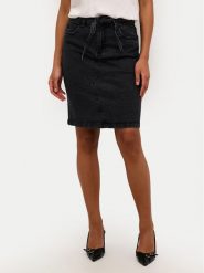 Kaffe Spódnica jeansowa Gloria 10508750 Szary Regular Fit. Szare spódnice damskie Kaffe, bez wzorów, z bawełny. Za 129.99 zł.