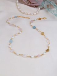 Pierres delicates Pozłacany naszyjnik - dł. 43 cm rozmiar: onesize. Żółte naszyjniki damskie Pierres delicates, pozłacane. Za 91.77 zł.