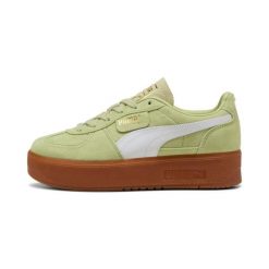 Buty damskie sportowe trampki Puma PALERMO ELEVATA. Zielone trampki damskie Puma, bez wzorów, z bawełny, bez zapięcia. Za 199.00 zł.