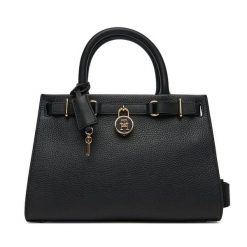 Torebka Tommy Hilfiger. Czarne kuferki damskie Tommy Hilfiger, bez wzorów, bez dodatków. Za 809.99 zł.