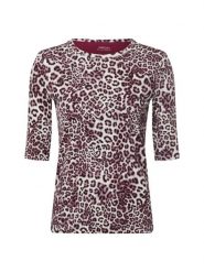 Marc Cain Koszula damska Kobiety Bawełna biały|lila|wielokolorowy wzorzysty, 42. Białe koszule damskie Marc Cain, bez wzorów, z bawełny, bez kołnierzyka, bez ramiączek. Za 799.95 zł.