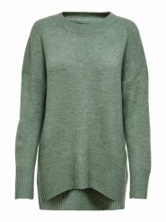 ONLY Sweter "Nanjing" w kolorze zielonym rozmiar: S. Zielone swetry klasyczne damskie Only, s, bez kołnierzyka. Za 122.96 zł.