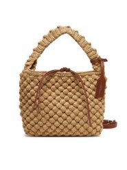 Gianni Chiarini Torebka Bella BS 11576 TRCBBL Brązowy. Brązowe torebki klasyczne damskie Gianni Chiarini, z materiału, bez dodatków. Za 479.99 zł.