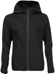 Damska kurtka softshell Loap Ursa czarna. Czarne kurtki damskie ÀLG, na jesień, xs, bez wzorów, z elastanu, bez kaptura. Za 228.99 zł.