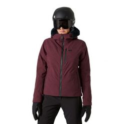 Damska kurtka narciarska Helly Hansen Valdisere 2.0. Brązowe kurtki damskie Helly Hansen, na zimę, bez wzorów, bez kaptura. Za 1,344.50 zł.