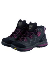 Buty trekkingowe damskie Grisport Grigio Dakar Trekking. Czarne obuwie trekkingowe damskie Grisport, z materiału, bez zapięcia. Za 392.00 zł.