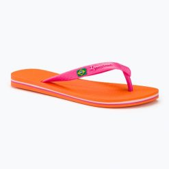 Japonki damskie Ipanema Clas Brasil II AD. Brązowe klapki damskie Ipanema, bez wzorów, z materiału, bez obcasa, bez zapięcia. Za 62.99 zł.