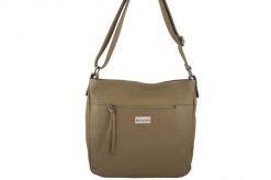 Listonoszka skórzana BARBERNI'S beżowa 984-2. Brązowe shopper bag Barberinis, bez wzorów, ze skóry, małe, bez dodatków. Za 261.99 zł.