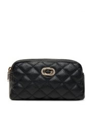 Guess Kosmetyczka PW7549 P543 Czarny. Czarne torebki klasyczne damskie Guess, ze skóry, bez dodatków. Za 179.99 zł.