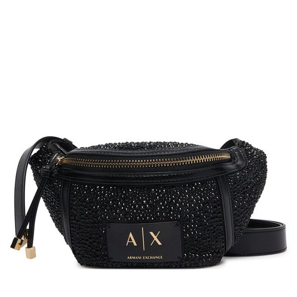 Nerka Armani Exchange. Czarne nerki i saszetki damskie Armani Exchange, bez dodatków. Za 514.99 zł.