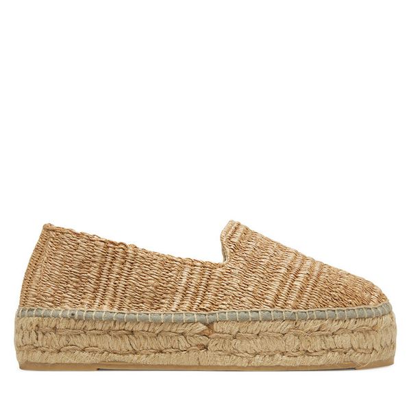 Espadryle Manebi. Brązowe espadryle damskie Manebi, bez wzorów, bez obcasa. Za 579.99 zł.