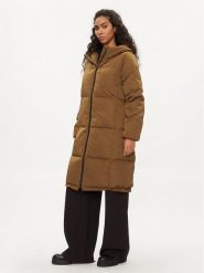 YAS Płaszcz zimowy 26031874 Brązowy Regular Fit. Brązowe płaszcze damskie YAS, na zimę, m, bez wzorów, z syntetyku, bez kaptura. Za 629.99 zł.