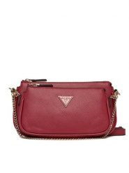 Guess Torebka Noelle II Mini HWZG96 72710 Czerwony. Czerwone torebki klasyczne damskie Guess, ze skóry, bez dodatków. Za 399.99 zł.