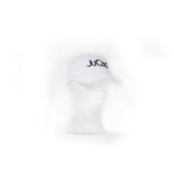 Czapka golfowa JuCad. Białe czapki damskie JUCAD, bez wzorów, z poliesteru. Za 150.50 zł.