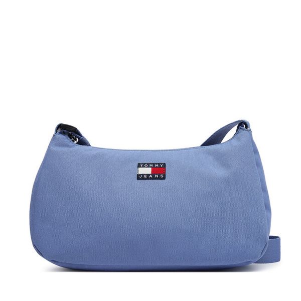 Torebka Tommy Jeans. Niebieskie torebki klasyczne damskie Tommy Jeans, z jeansu, bez dodatków. Za 249.99 zł.