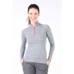 Bluza termoaktywna damska Woolona Vega 100% Merino. Zielone bluzy damskie WOOLONA, l, bez wzorów, z wełny, bez kaptura. W wyprzedaży za 306.00 zł.