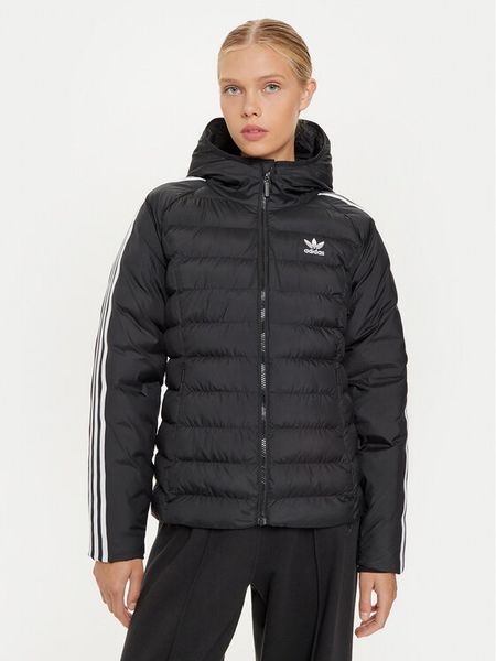 Adidas Kurtka przejściowa adicolor IW5849 Czarny Slim Fit. Czarne kurtki damskie Adidas, xs, bez wzorów, z syntetyku, bez kaptura. Za 349.99 zł.