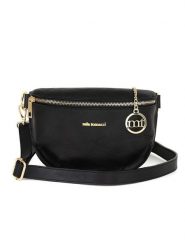 Mia Tomazzi Skórzana saszetka "Eginardo" w kolorze czarnym - 23 x 17 x 8 cm rozmiar: onesize. Czarne nerki i saszetki damskie Mia Tomazzi, bez wzorów, z materiału. Za 217.99 zł.