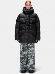 Rains Kurtka zimowa 15050 Czarny Regular Fit. Czarne kurtki damskie Rains, na zimę, s, bez wzorów, z syntetyku, bez kaptura. Za 1,969.00 zł.