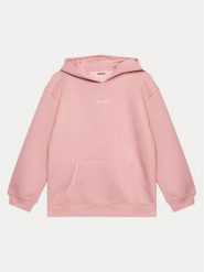 Guess Bluza J4BQ29 KCHX0 Różowy Regular Fit. Czerwone bluzy dziewczęce Guess, z aplikacjami, z syntetyku, bez ramiączek, bez kaptura. Za 159.99 zł.