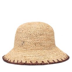 Kapelusz BOSS. Brązowe kapelusze damskie Boss, bez wzorów. Za 339.99 zł.