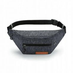 Sakwa, nerka saszetka torba na ramię, sportowa ROCKBROS (30170012001) H33 szary. Czarne nerki i saszetki damskie ROCKBROS, bez wzorów, z poliesteru. Za 46.00 zł.