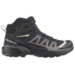Buty trekkingowe damskie Salomon X Ultra Mid 360 Gtx Gore-tex. Czarne obuwie trekkingowe damskie Salomon, z gore-texu, za kostkę, bez zapięcia. Za 698.00 zł.