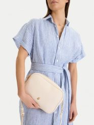 Beverly Hills Polo Club Torebka CEO-BHPC-L-005-09 Écru. Listonoszki damskie Beverly Hills Polo Club, bez wzorów, z materiału, bez dodatków. Za 139.99 zł.