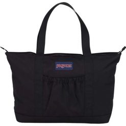 Torba sportowa damska Daily Tote pojemność 28 L. Czarne torby sportowe Jansport, bez wzorów, z materiału. Za 163.50 zł.