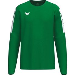 Bluza Erima Intro Szmaragdowa, kontrastowe wstawki. Zielone bluzy damskie Erima, m, bez wzorów, z materiału, bez kaptura. Za 148.50 zł.