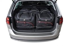Torby Do Bagażnika Vw Golf Variant 2013-2020 5Szt Kjust. Czarne torby podróżne KJUST, bez wzorów, z kauczuku. Za 1,581.00 zł.