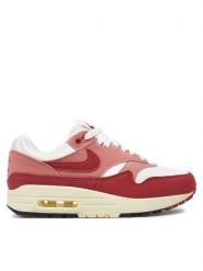 Nike Sneakersy Air Max 1 DZ2628 103 Różowy. Czerwone obuwie sportowe damskie Nike, z materiału, bez zapięcia. Za 549.99 zł.