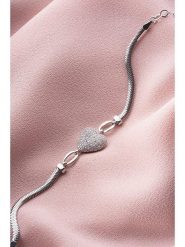 Lodie Silver Srebrna bransoletka z cyrkoniami rozmiar: onesize. Szare bransoletki damskie Lodie Silver, srebrne. Za 162.45 zł.