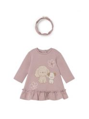 Mayoral Sukienka codzienna 2809 Różowy Regular Fit. Czerwone sukienki dziewczęce Mayoral, bez wzorów, z bawełny, bez ramiączek, proste. Za 119.99 zł.