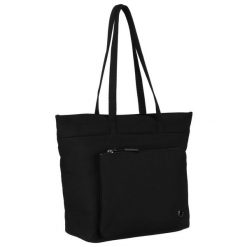 Shopperka damska Peterson PTN CSM-14 czarna. Czarne shopper bag Peterson, bez wzorów, bez dodatków. Za 94.99 zł.