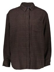 GAP Koszula w kolorze brązowo-czarnym rozmiar: L. Brązowe koszule damskie GAP, l, bez wzorów, z bawełny, bez kołnierzyka, bez ramiączek. Za 78.66 zł.