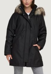 Parka Kobieta ONLY ONLMATHILDA WINTER FUR PARKA OTW. Czarne parki damskie Only, na zimę, m, z poliesteru, bez kaptura. Za 330.05 zł.
