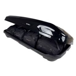 Torby Do Boksu Dachowego Aroso Stuttgart 470 4Szt Kjust. Czarne torby podróżne KJUST, bez wzorów. Za 836.00 zł.