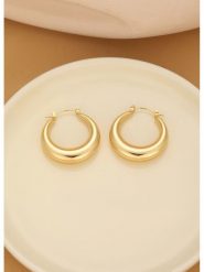 Atelier MIU Pozłacane kolczyki-kreole rozmiar: onesize. Białe kolczyki damskie atelier MIU, pozłacane. Za 34.99 zł.