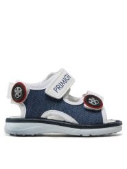 Primigi Sandały 3857511 Granatowy. Niebieskie sandały chłopięce Primigi, z materiału, bez zapięcia. Za 259.99 zł.