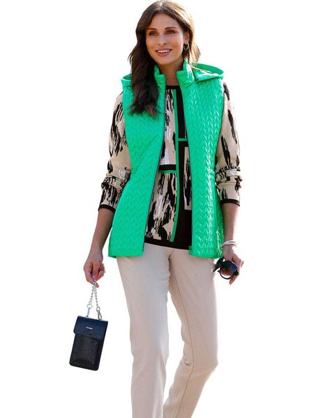 WITT WEIDEN Kamizelka w kolorze zielonym rozmiar: 46. Zielone kamizelki damskie WITT WEIDEN, bez wzorów, bez kaptura. Za 78.99 zł.