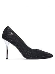 KARL LAGERFELD Szpilki Sarabande KL30977 Czarny. Czarne szpilki damskie KARL LAGERFELD, bez wzorów, z materiału, bez obcasa, na szpilce, bez zapięcia. Za 879.99 zł.