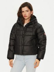 Hunter Kurtka zimowa Edine HARW1416242 Czarny Regular Fit. Czarne kurtki damskie Hunter, na zimę, xl, bez wzorów, z syntetyku, bez kaptura. Za 699.99 zł.